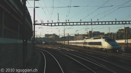 Vista dalla cabina - Lyria TGV